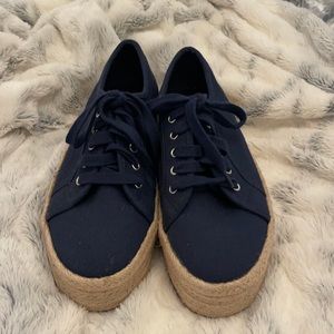 Size 8.5 Wild Pair Espadrille Lace Ups. Nwot